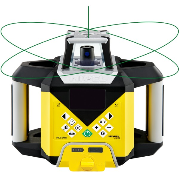 Rotacinis lazeris Nivel System NL620G DIGITAL+ stovas SJJ32+ matuoklė LS-24